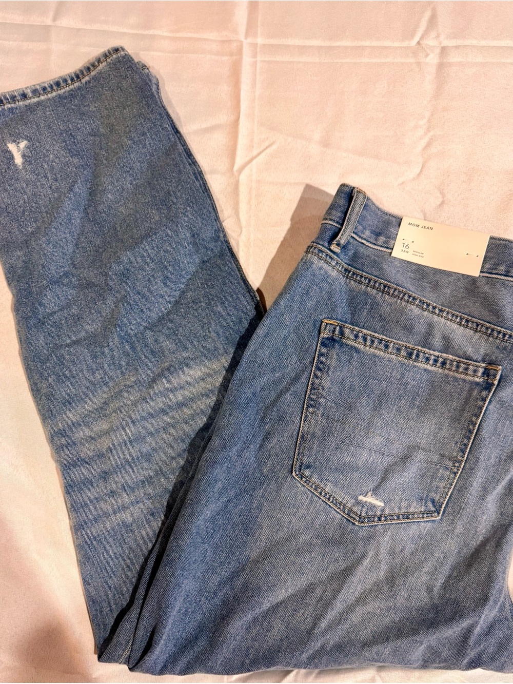 American Eagle Outfitters Cropped Straight Jeans, Denim